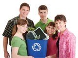 recycling family image