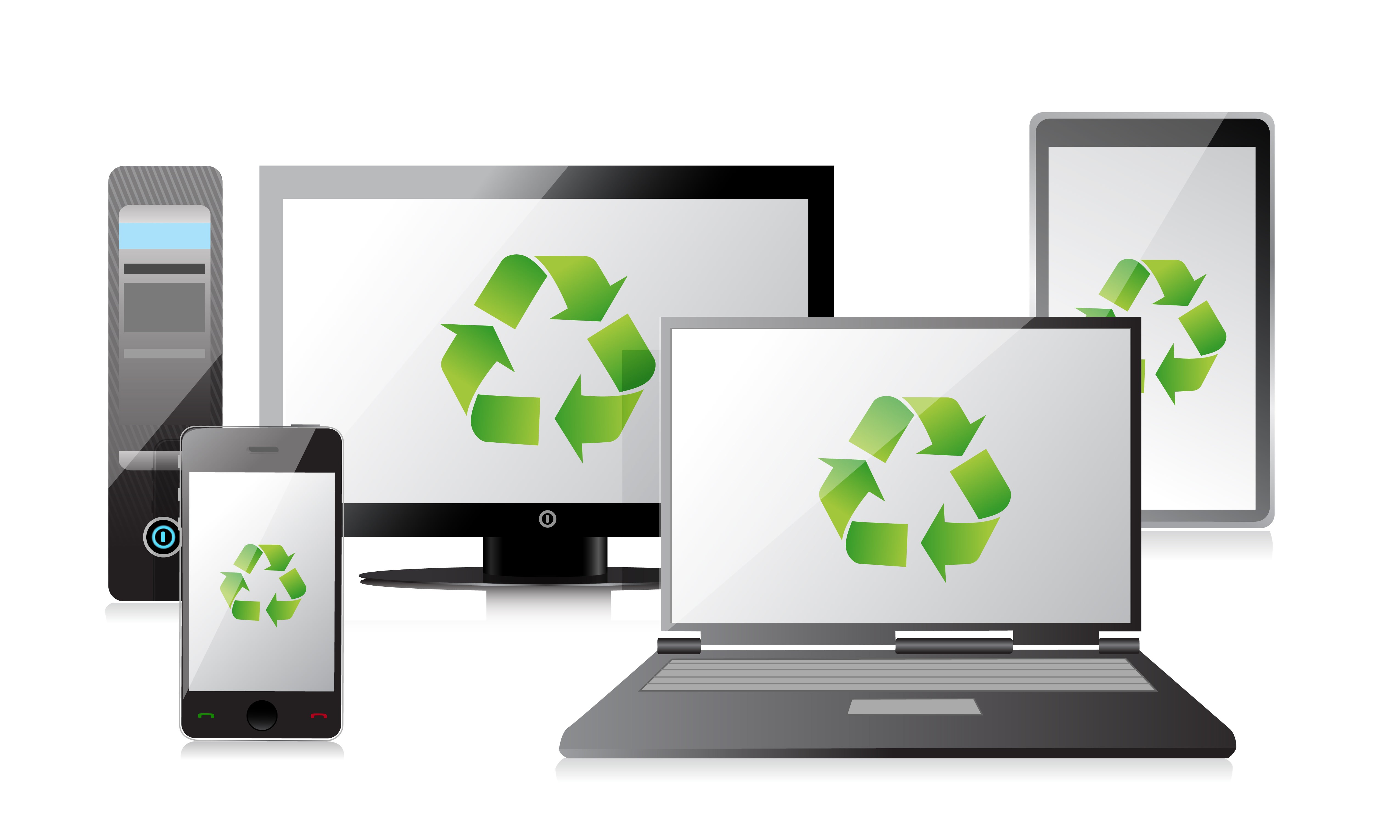 Computer Recycling All Green Electronics Recycling Image
