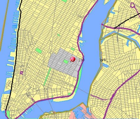 East Village Map Image