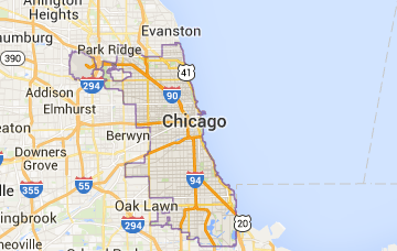 Chicago Electronics Recycling Map