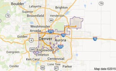 Denver CO Map Image