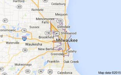 Milwaukee WI Map Image