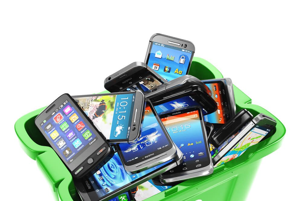Ccellular phones are recycled differently from other electronics