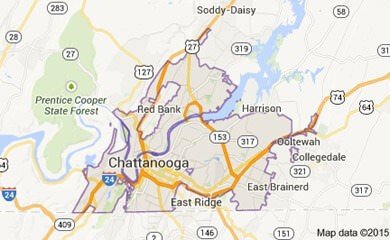 Chattanooga Tn Map