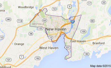New Haven Ct Map Image