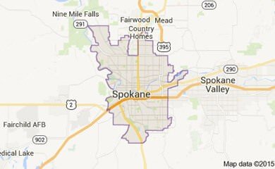 Spokane Map Image