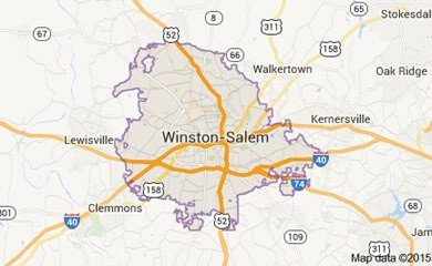 Winston Salem Map Image