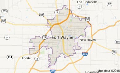 fort-wayne-in-map