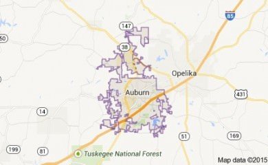 Auburn Map