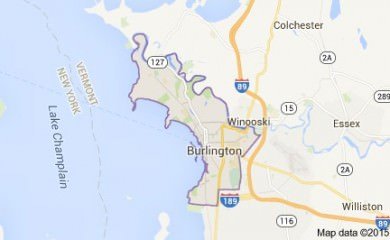 Burlington Vt Map Image