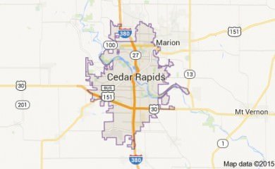Cedar rapids-ia Map Image