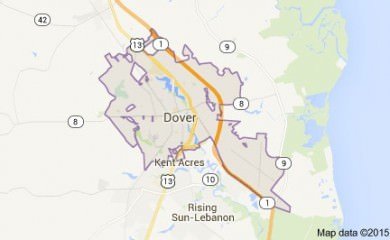 Dover De Map Image