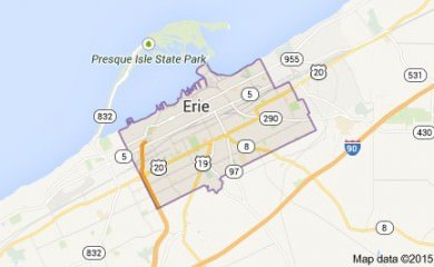 Erie Pa Map