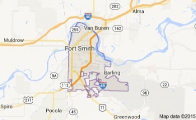 Fort Smith Ar Map Image