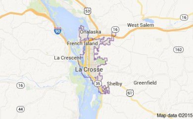 La Crosse Wi Map Image
