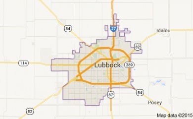 Lubbock Tx Map Image