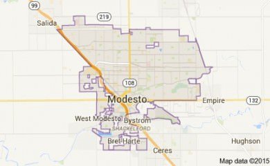 Modesto Map