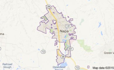 Napa Ca Map Image