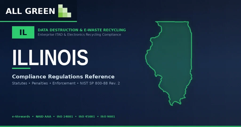 Illinois Data Destruction &Amp;Amp; E-Waste Recycling Compliance Regulations