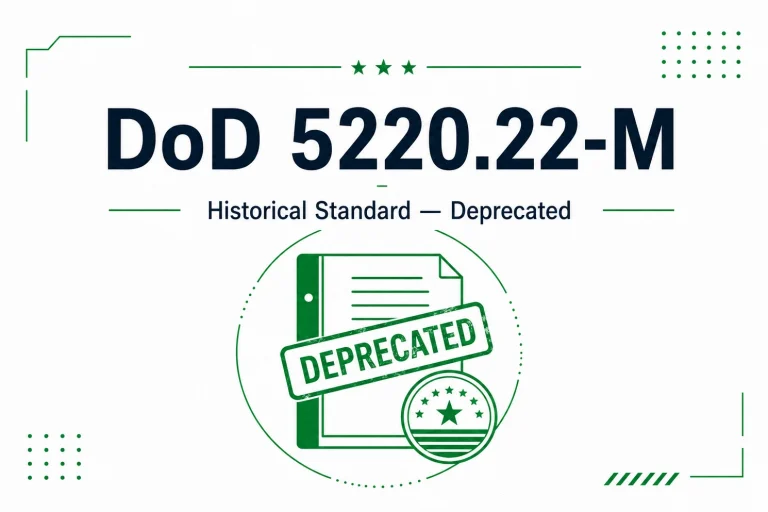 DoD 5220.22-M Standard: History, Deprecation, and Modern Replacements