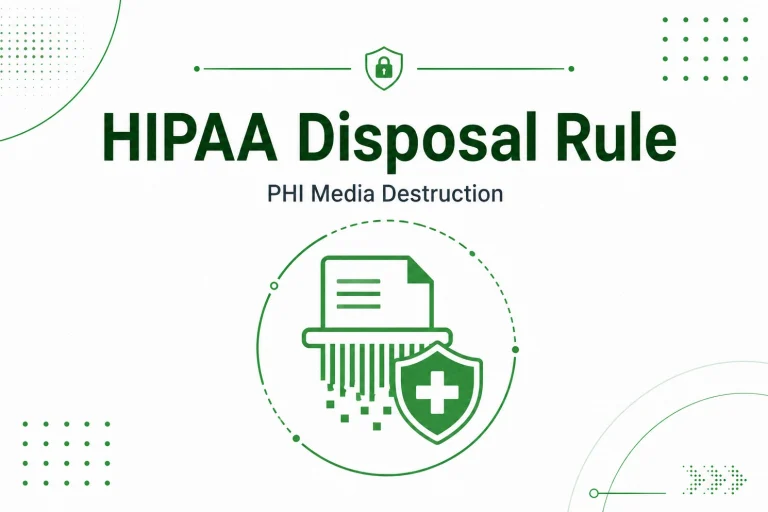 HIPAA Disposal Rule: Media Destruction Requirements for Covered Entities
