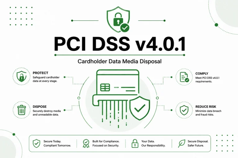 PCI DSS Media Disposal: Requirement 9.4 and Destroying Cardholder Data Media